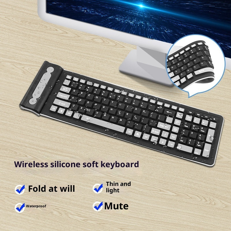 Clavier Pliable Sans Fil 2.4G