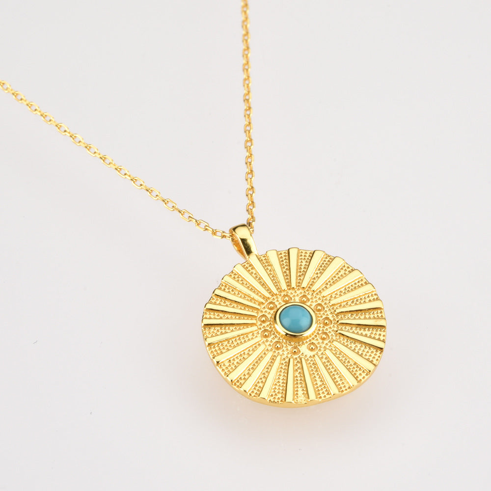 Éclat Lunaire – Le Collier éventail en Argent 925