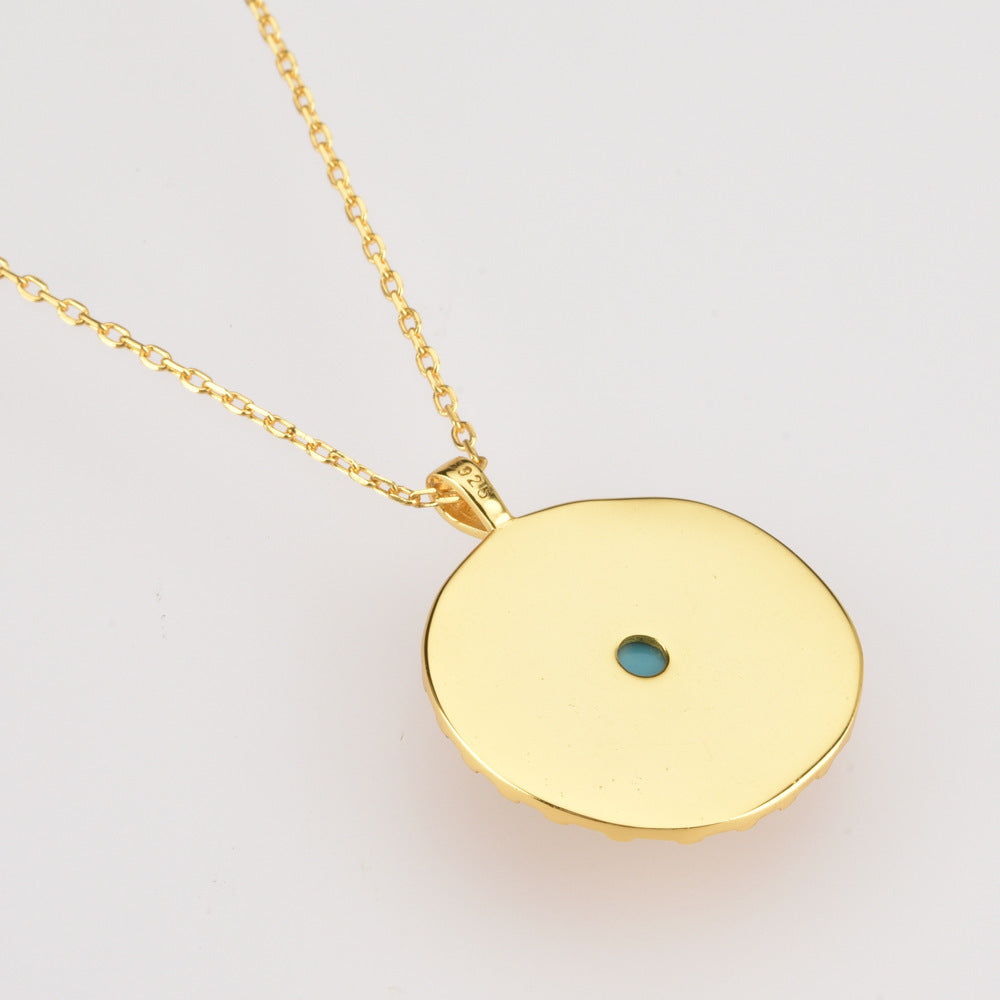 Éclat Lunaire – Le Collier éventail en Argent 925