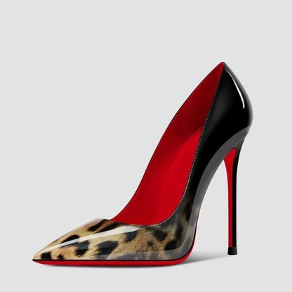 Stiletto – Talons Iconiques à Semelle Rouge pour une Démarche Confiante