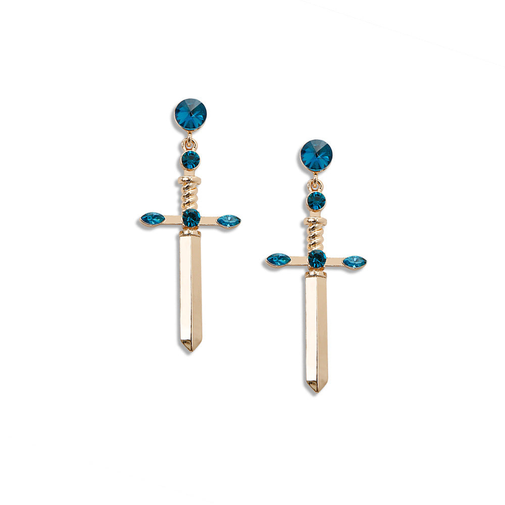 High-end – Boucles Croix Élégance Chromée
