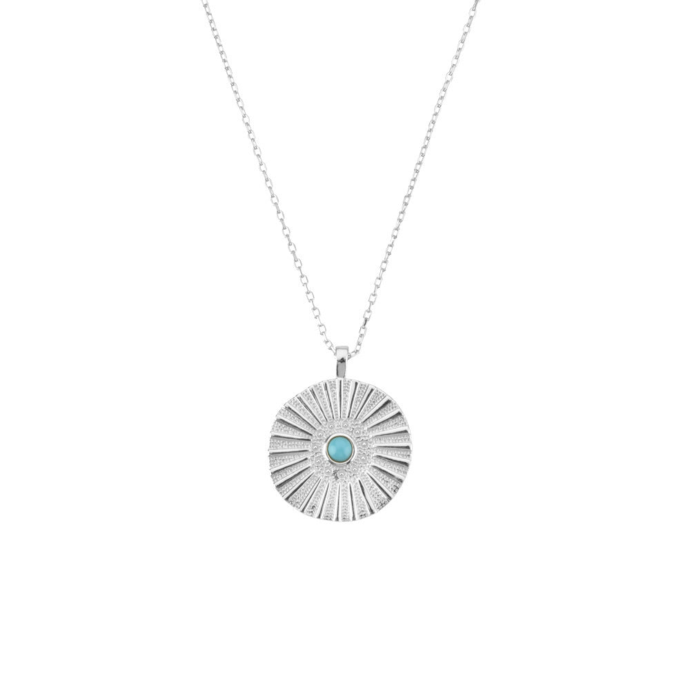 Éclat Lunaire – Le Collier éventail en Argent 925