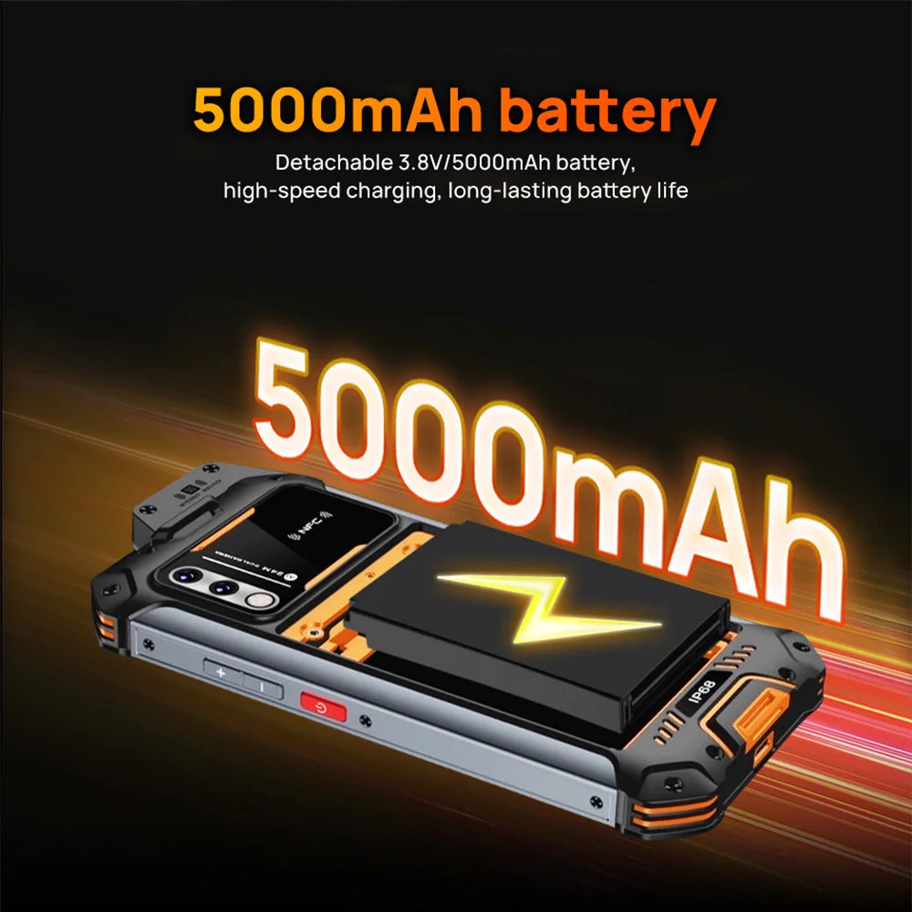 ATEX UNIWA W999 – Talkie-walkie intégré, Android 13, IP68, 8 Go RAM, 128 Go, NFC