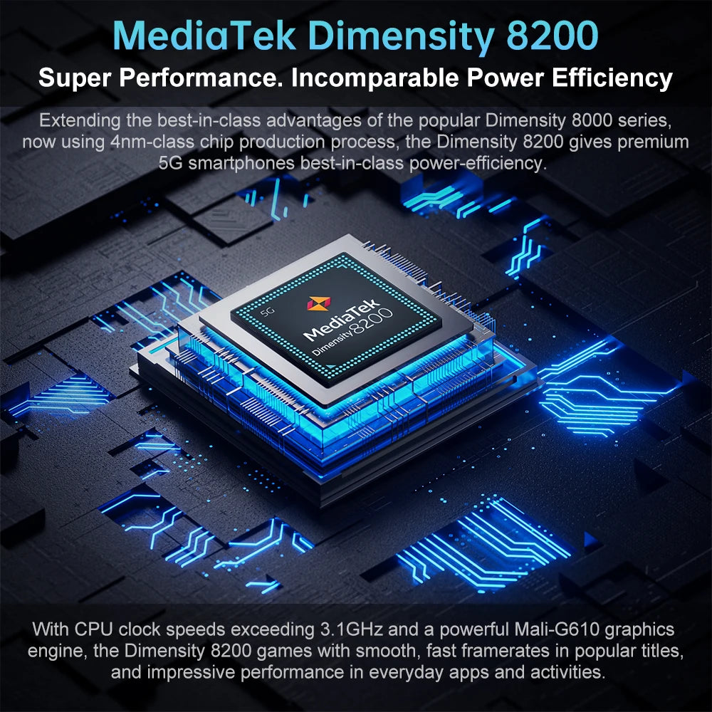 Unihertz Tank 3 Pro – 5G, Projecteur 100 Lumens, Android 14, 32 Go RAM + 512 Go ROM, Batterie 23 800 mAh, Wi-Fi 6, NFC