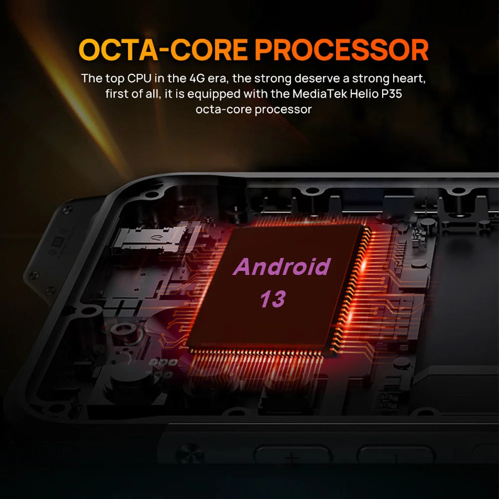 ATEX UNIWA W999 – Talkie-walkie intégré, Android 13, IP68, 8 Go RAM, 128 Go, NFC