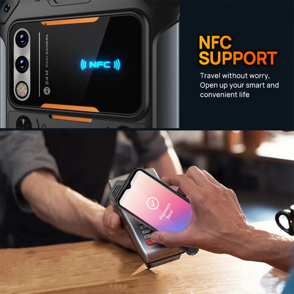 ATEX UNIWA W999 – Talkie-walkie intégré, Android 13, IP68, 8 Go RAM, 128 Go, NFC