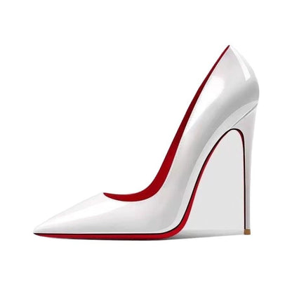 Stiletto – Talons Iconiques à Semelle Rouge pour une Démarche Confiante